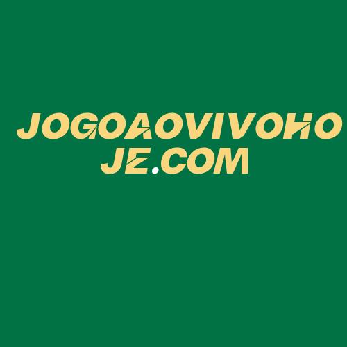 Logo da JOGOAOVIVOHOJE